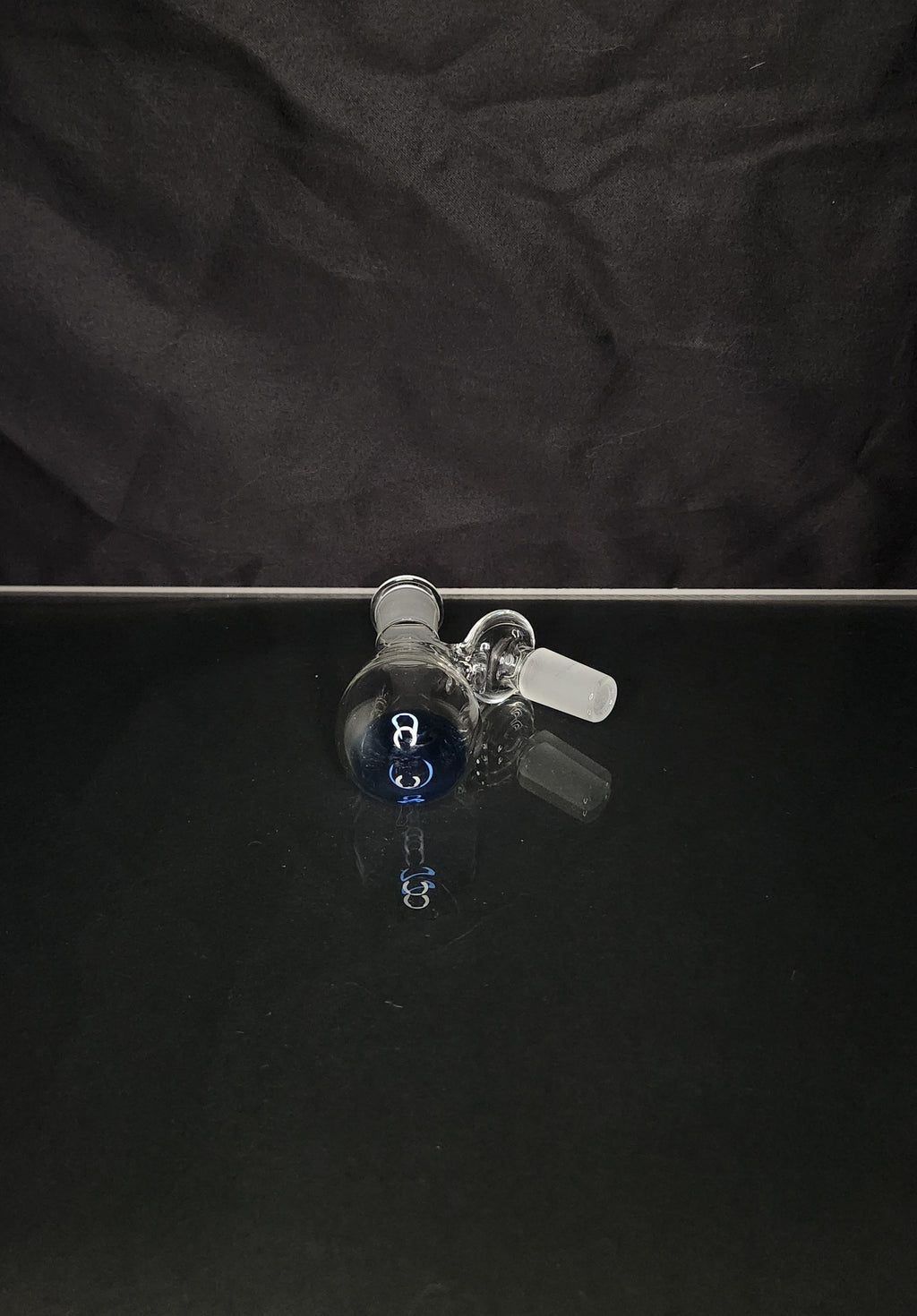 Benwa Glass 14mm 45° Dry Ash Catcher In Cobalt