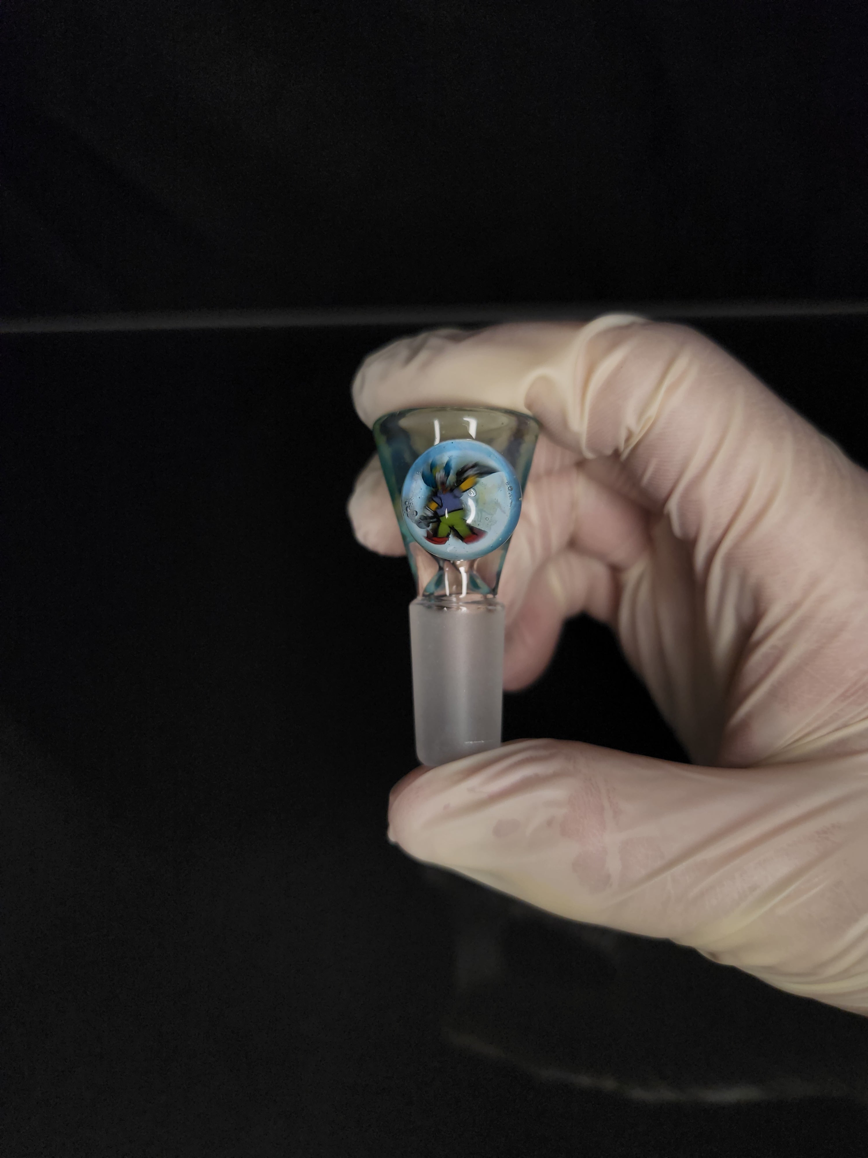 Benwa Glass 14mm 1 Hole Millie Slides