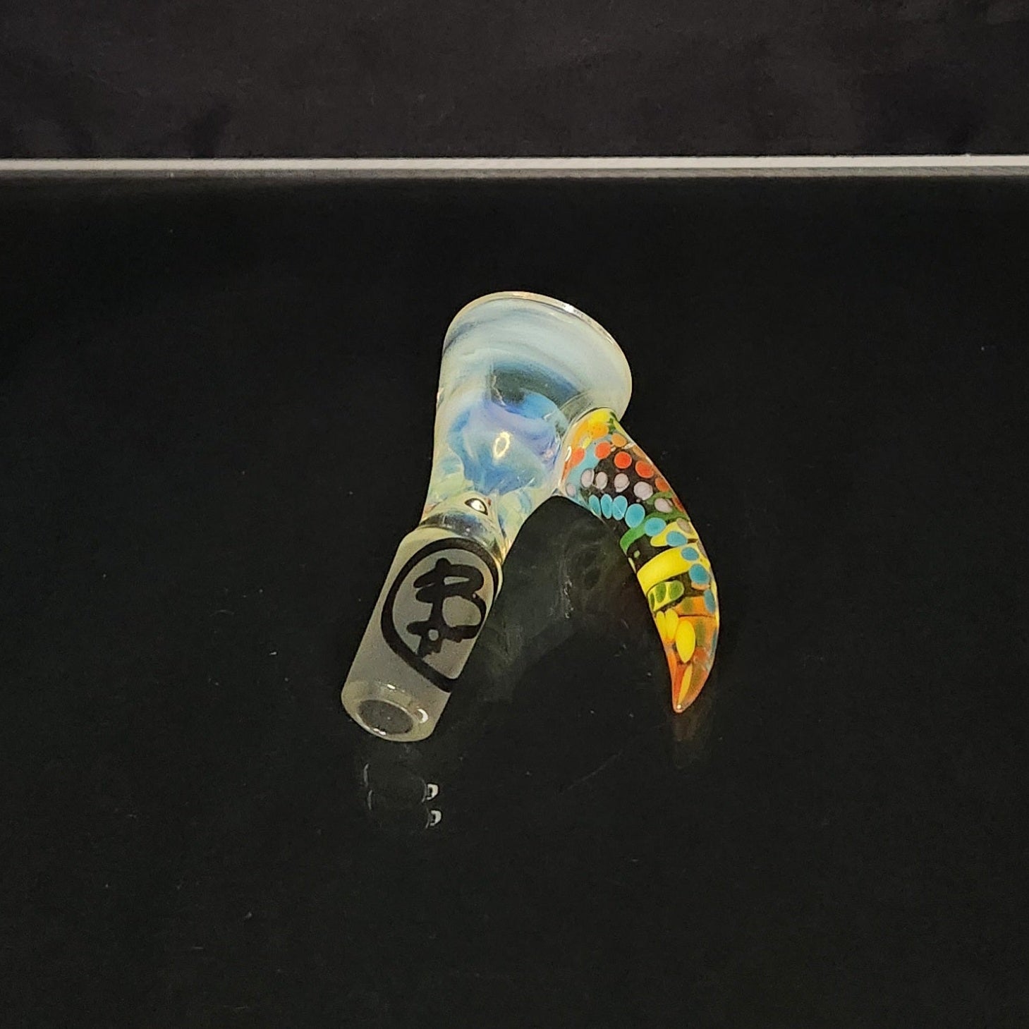 Benwa Glass 14mm 1 Hole Horn Slides