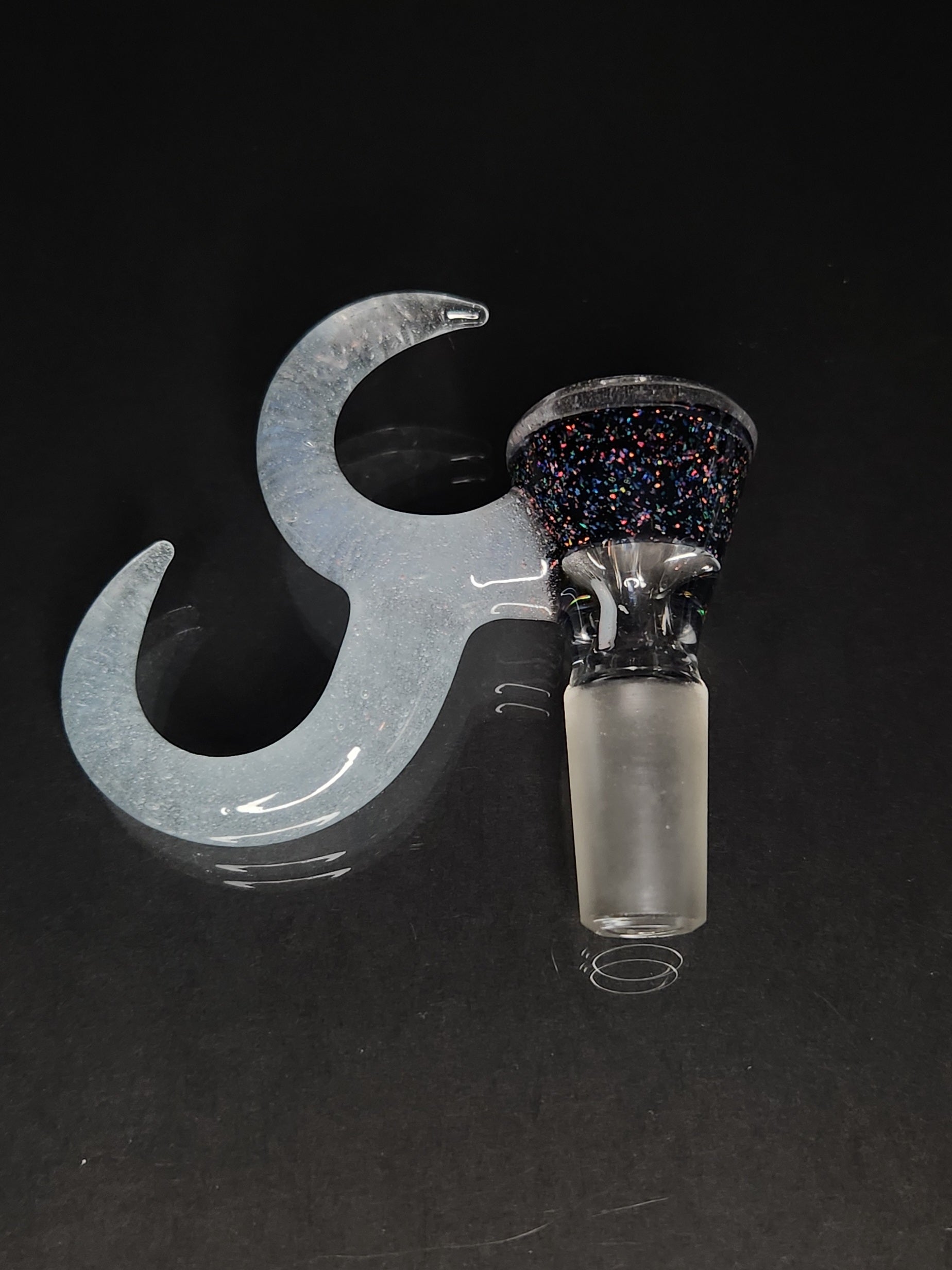 Gump Glass 14mm 1 Hole Crushed Opal Slide