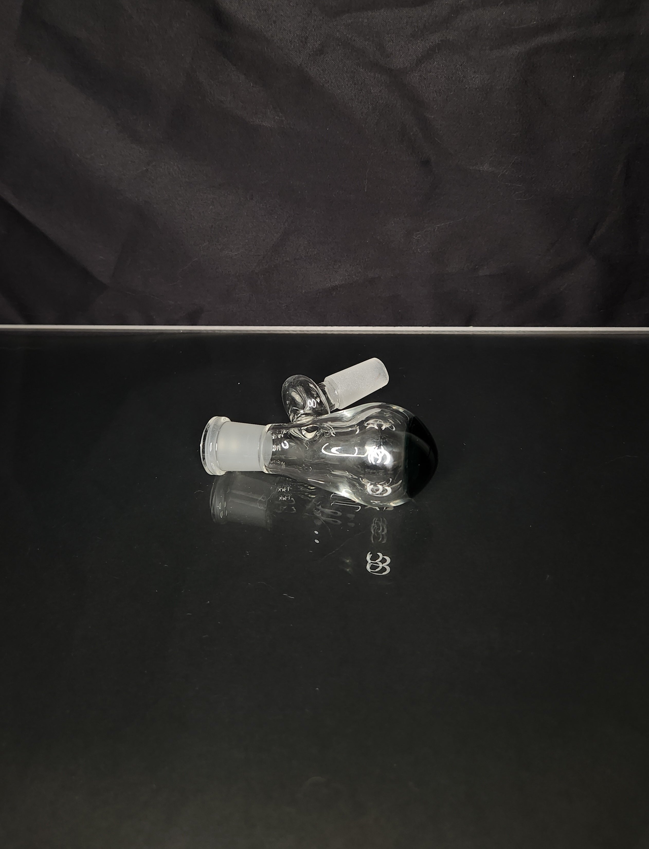 Benwa Glass 14mm 45° Dry Ash Catcher In Cobalt